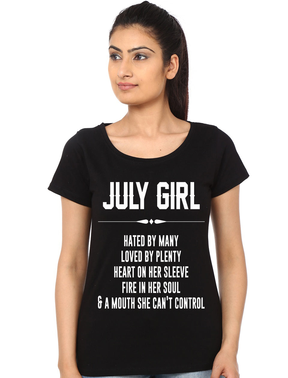 July Girl Black Top T-Shirts, Hoodie, Sweatshirt | CoreVibeTees.com