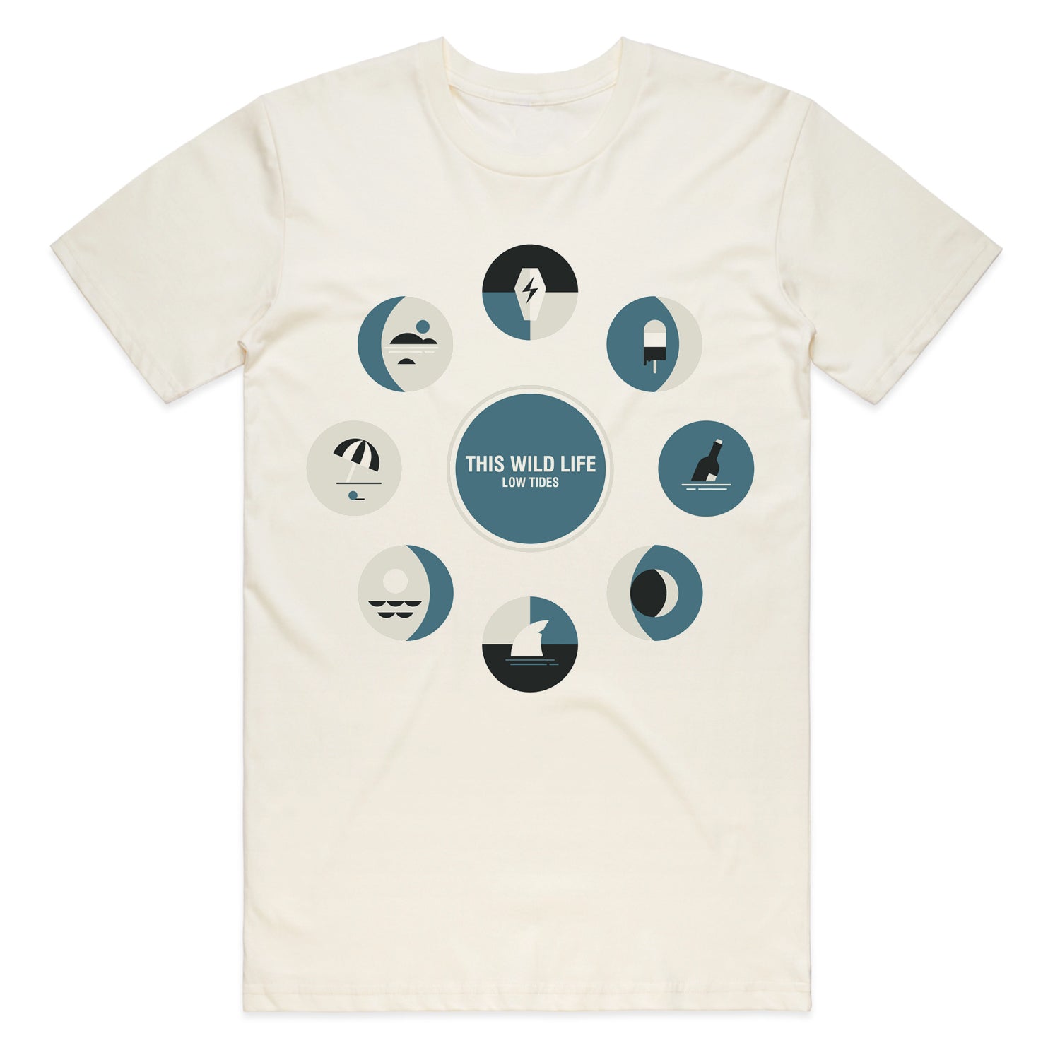 Low Tides T-Shirt (Cream) Hoodie, Sweatshirt | CoreVibeTees.com