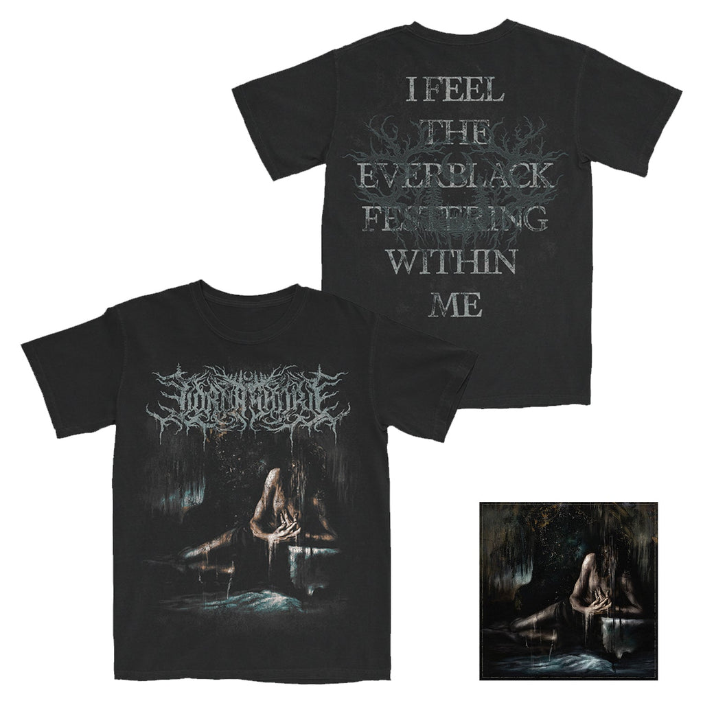 I Feel The Everblack Festering Within Me Cover T-Shirt (Black) + Digital Download Hoodie, Sweatshirt | CoreVibeTees.com