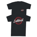 Lubbock, Texas Circle Logo Pocket Tee Hoodie, Sweatshirt | CoreVibeTees.com (Image 1)