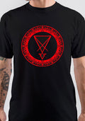Sigil Of Lucifer And flames In Circle T-Shirt Hoodie, Sweatshirt | CoreVibeTees.com