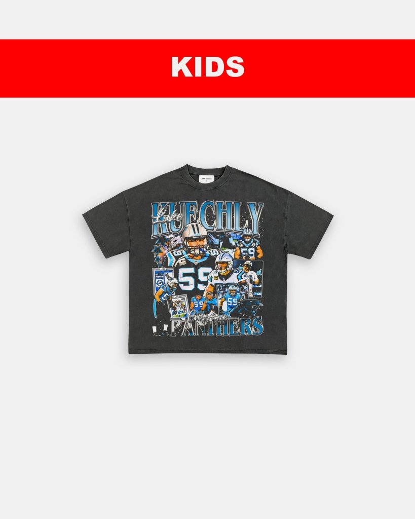 LUKE KUECHLY - KIDS TEE Hoodie, Sweatshirt | CoreVibeTees.com (Image 1)