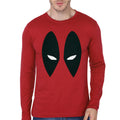 Custom Red Full Sleeve Tee Hoodie, Sweatshirt | CoreVibeTees.com