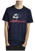 Cyberpunk Navy Blue T-Shirt Hoodie, Sweatshirt | CoreVibeTees.com