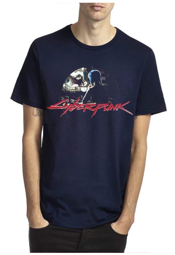 Cyberpunk Navy Blue T-Shirt Hoodie, Sweatshirt | CoreVibeTees.com