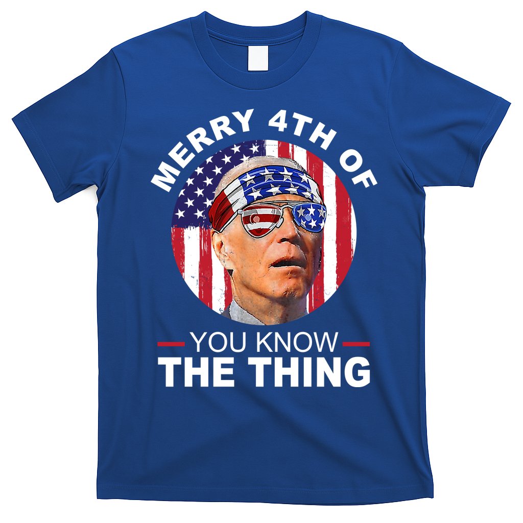 Merry 4th Of You Know The Thing Confused Biden 4th Of July T-Shirt Hoodie, Sweatshirt | CoreVibeTees.com