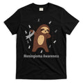 Meningioma Awareness Brain Cancer Related Sloth Ribbon Gift T-Shirt Hoodie, Sweatshirt | CoreVibeTees.com