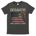 Make America Florida DeSantis 2024 Election Vintage Us Flag T-Shirt Hoodie, Sweatshirt | CoreVibeTees.com