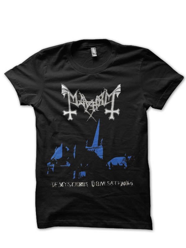 Mayhem Half Sleeve Black T-Shirt Hoodie, Sweatshirt | CoreVibeTees.com