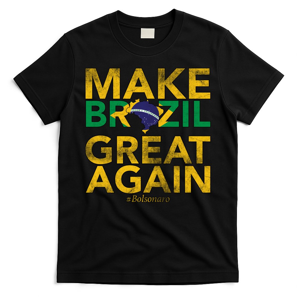 Make Brazil Great Again Jair Bolsonaro T-Shirt Hoodie, Sweatshirt | CoreVibeTees.com
