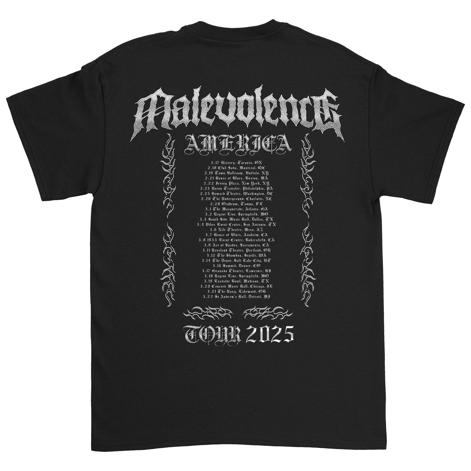 Malevolence - Tour Tee Hoodie, Sweatshirt | CoreVibeTees.com (Image 3)