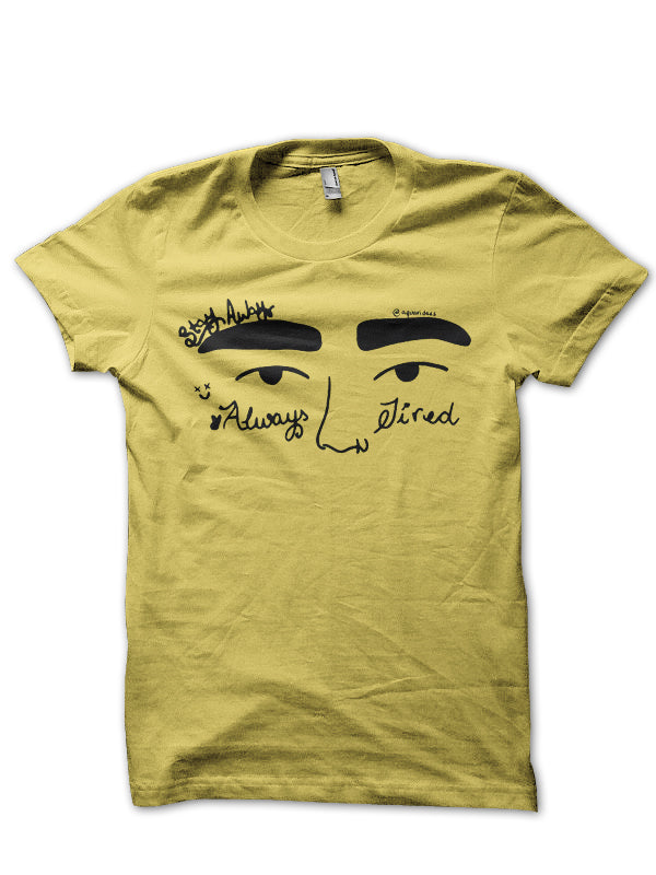 Post Malone Yellow Half Sleeve T-Shirt Hoodie, Sweatshirt | CoreVibeTees.com