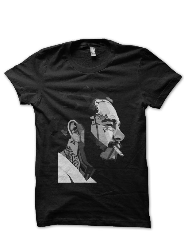 Post Malone Black Half Sleeve T-Shirt Style003 Hoodie, Sweatshirt | CoreVibeTees.com