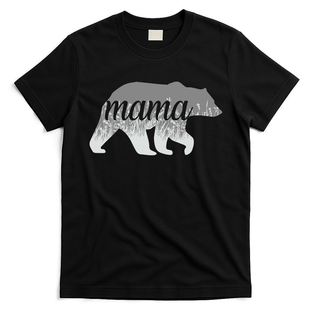 Mama Bear Floral Logo T-Shirt Hoodie, Sweatshirt | CoreVibeTees.com