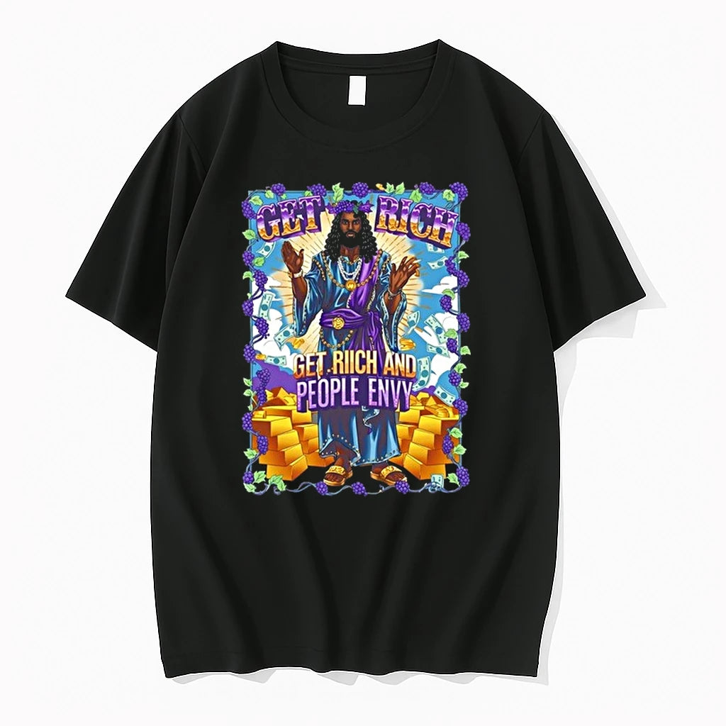 Man Grape And Gold Get Rich And People Envy 0 Tshirts Sweater