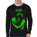 Maniac Black Full Sleeve Tee Hoodie, Sweatshirt | CoreVibeTees.com