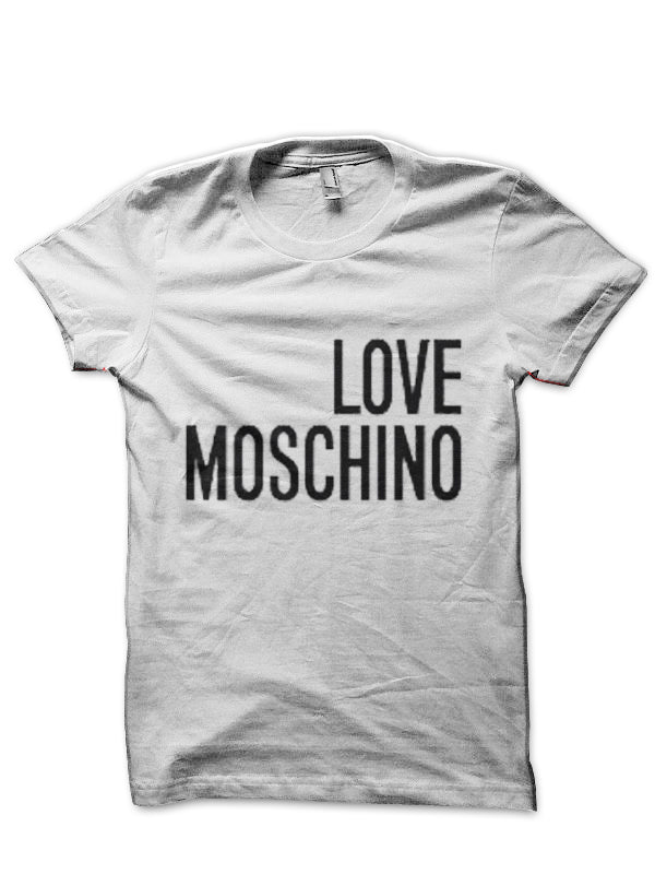 Moschino White T-Shirt Style001 Hoodie, Sweatshirt | CoreVibeTees.com
