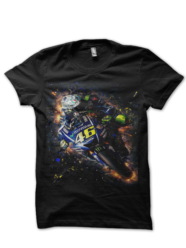 Moto GP Black Half Sleeve T-Shirt Style004 Hoodie, Sweatshirt | CoreVibeTees.com