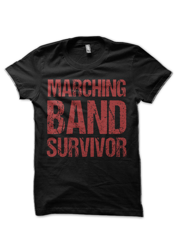 Marching Band Survivor Black T-Shirt Hoodie, Sweatshirt | CoreVibeTees.com