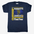 Marquette '03 Final Four Vintage Tee Hoodie, Sweatshirt | CoreVibeTees.com (Image 1)