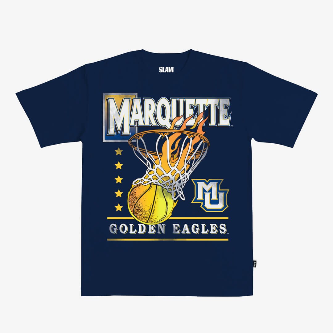 Marquette Hoops Heavy Tee Hoodie, Sweatshirt | CoreVibeTees.com