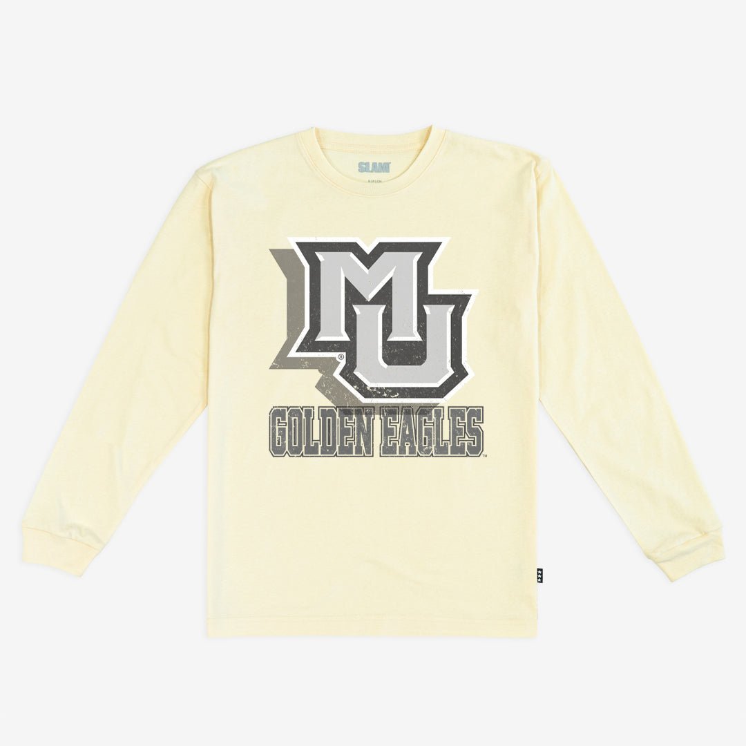 Marquette Monochromatic L/S Tee Hoodie, Sweatshirt | CoreVibeTees.com