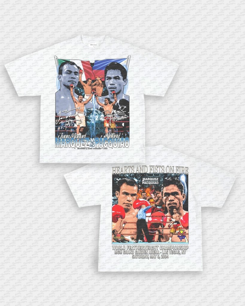 MARQUEZ VS PACQUIAO TEE - [DS] Hoodie, Sweatshirt | CoreVibeTees.com (Image 4)