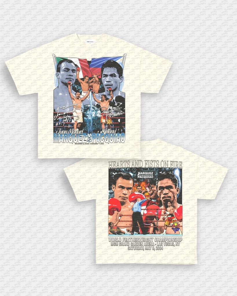 MARQUEZ VS PACQUIAO TEE - [DS] Hoodie, Sweatshirt | CoreVibeTees.com (Image 3)