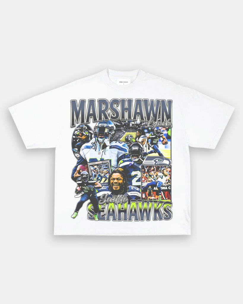 MARSHAWN LYNCH TEE Hoodie, Sweatshirt | CoreVibeTees.com (Image 2)