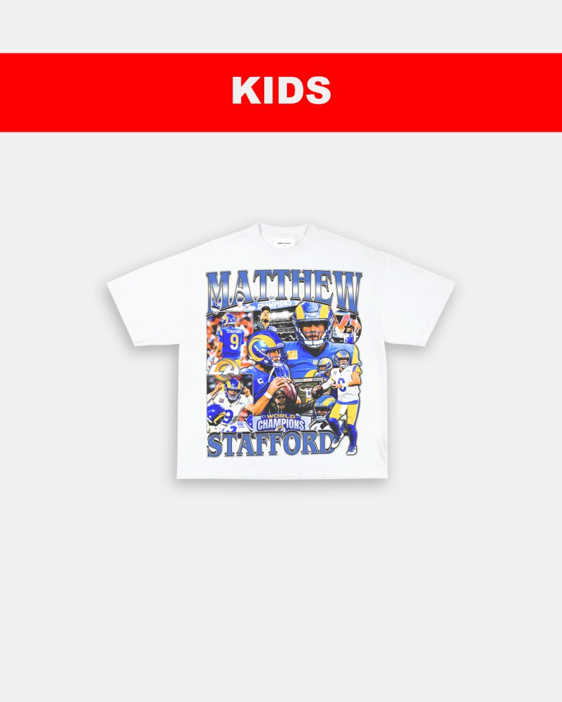 MATTHEW STAFFORD - KIDS TEE Hoodie, Sweatshirt | CoreVibeTees.com (Image 2)