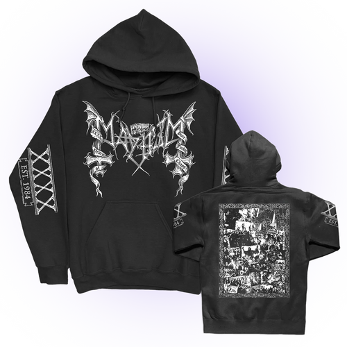 40th Anniv. Collage Pullover Hoodie (Black) T-Shirts, Sweatshirt | CoreVibeTees.com
