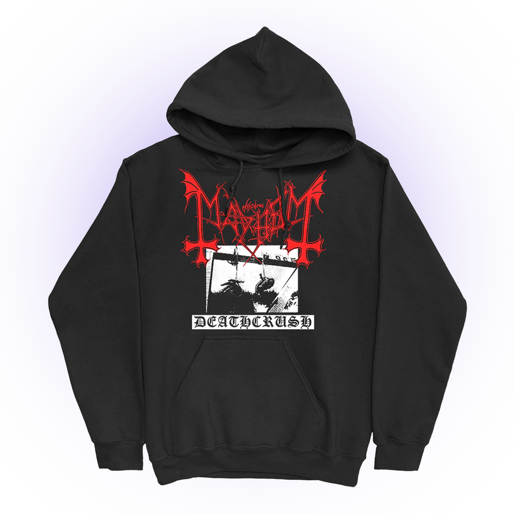 Deathcrush Pullover Hoodie (Black) T-Shirts, Sweatshirt | CoreVibeTees.com