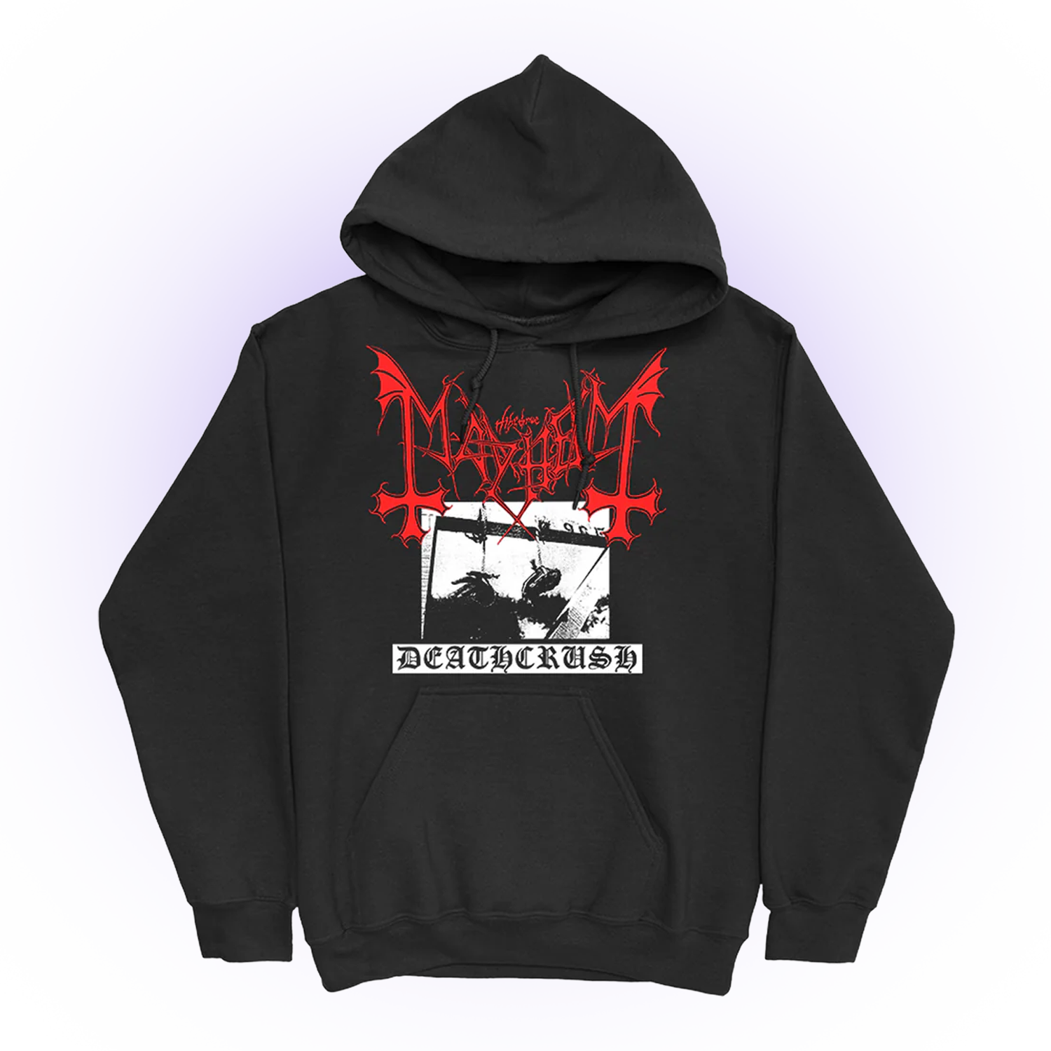 Deathcrush Pullover Hoodie (Black) T-Shirts, Sweatshirt | CoreVibeTees.com
