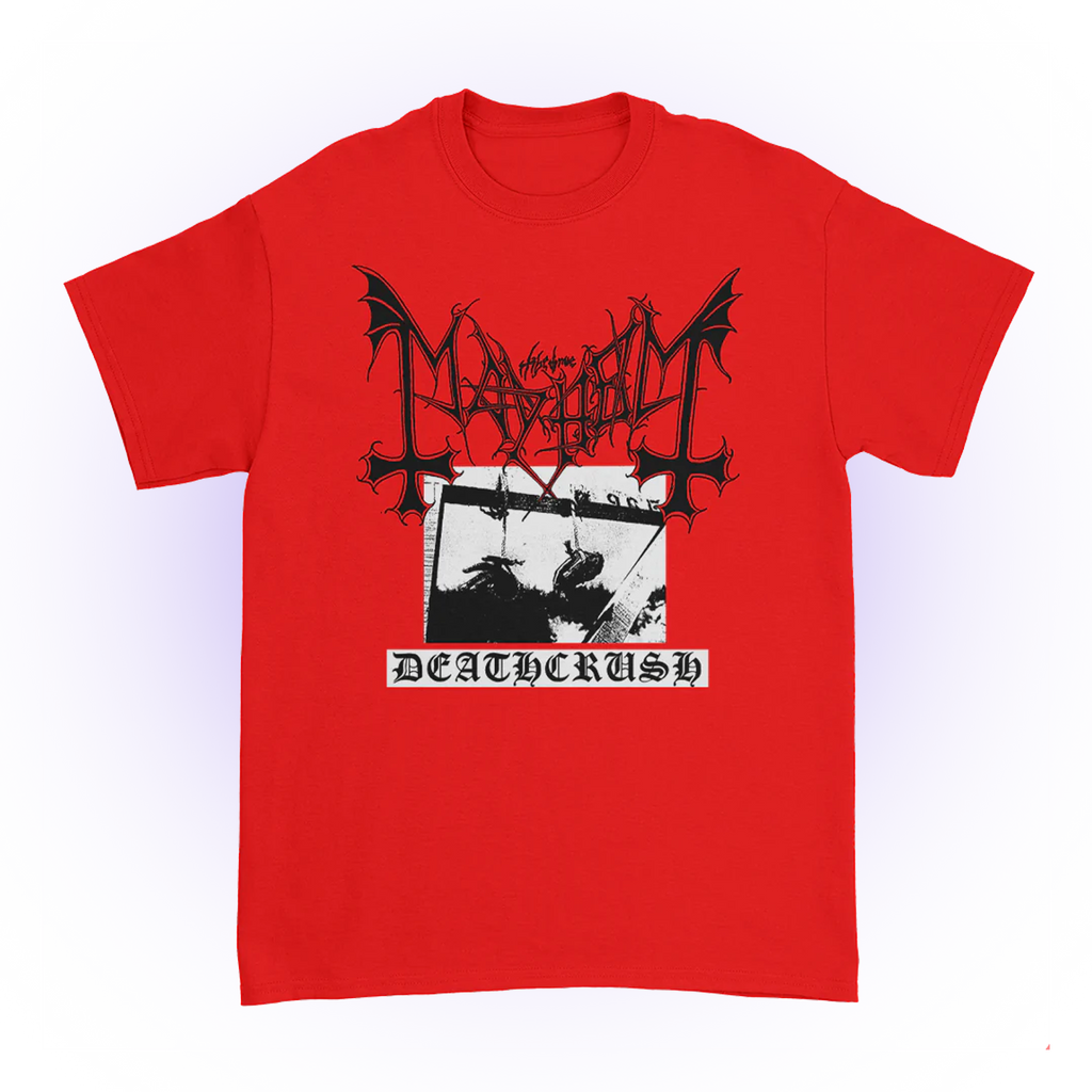 Deathcrush T-Shirt (Red) Hoodie, Sweatshirt | CoreVibeTees.com (Image 1)