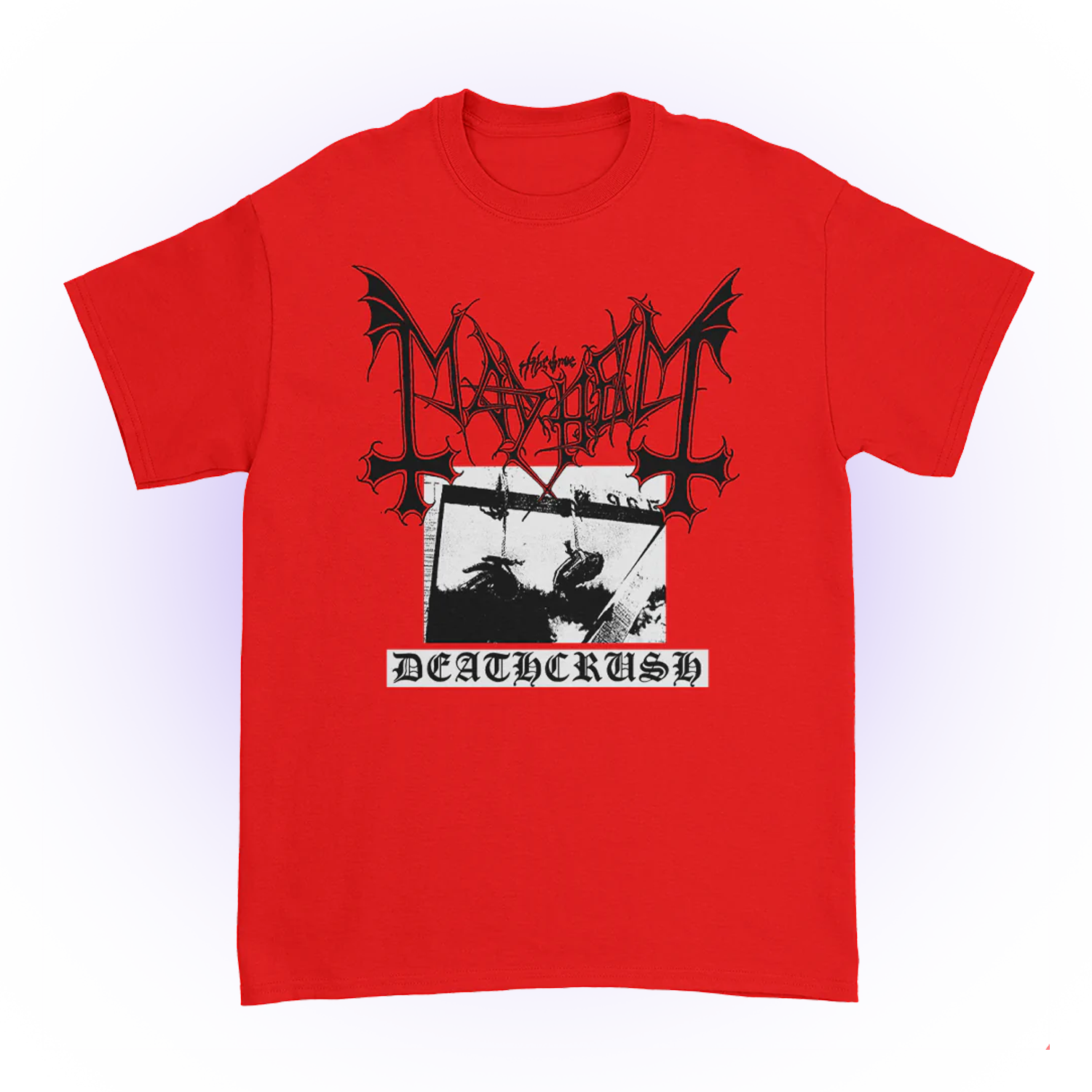 Deathcrush T-Shirt (Red) Hoodie, Sweatshirt | CoreVibeTees.com (Image 1)