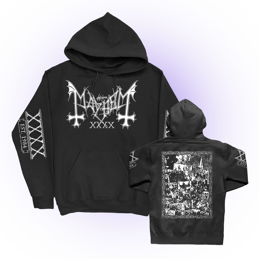 40th Anniversary Alternate Pullover Hoodie (Black) T-Shirts, Sweatshirt | CoreVibeTees.com