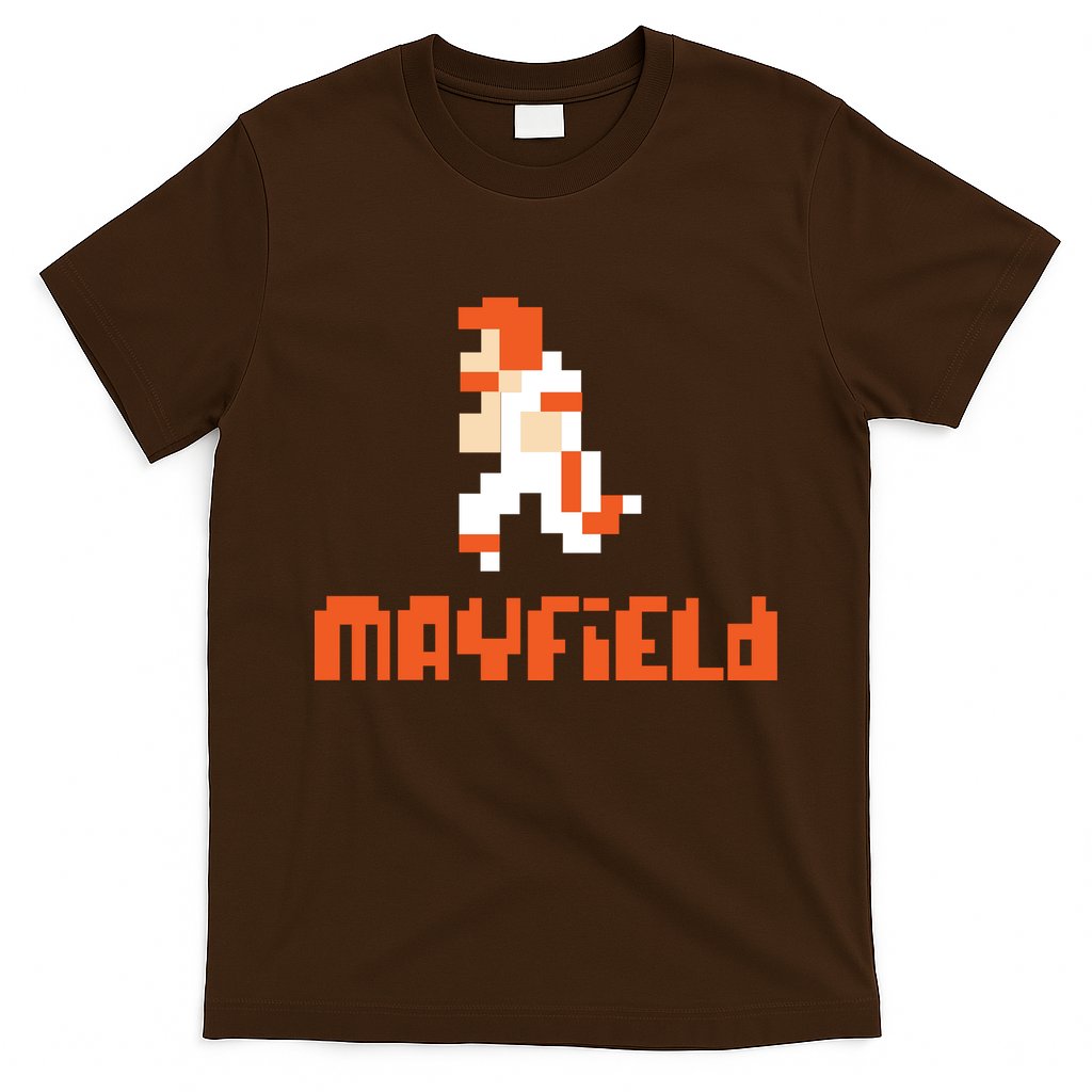 Mayfield Pixel Quarterback Cleveland T-Shirt Hoodie, Sweatshirt | CoreVibeTees.com