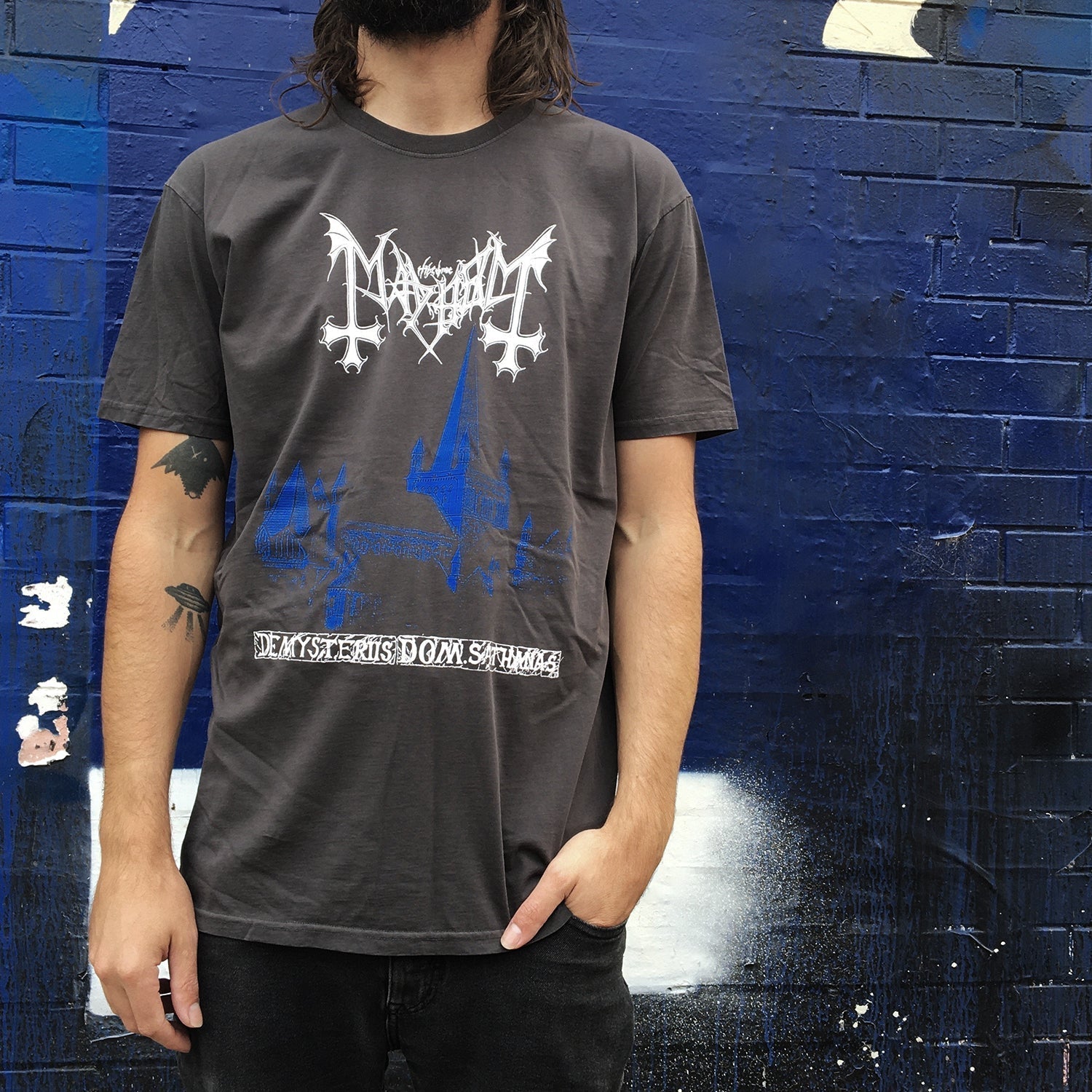 De Mysteriis Dom Sathans T-Shirt (Vintage Black) Hoodie, Sweatshirt | CoreVibeTees.com (Image 2)