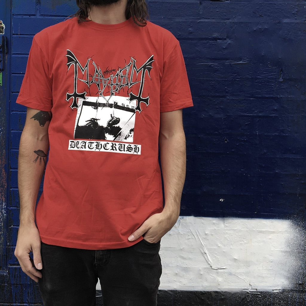 Deathcrush T-Shirt (Red) Hoodie, Sweatshirt | CoreVibeTees.com (Image 2)