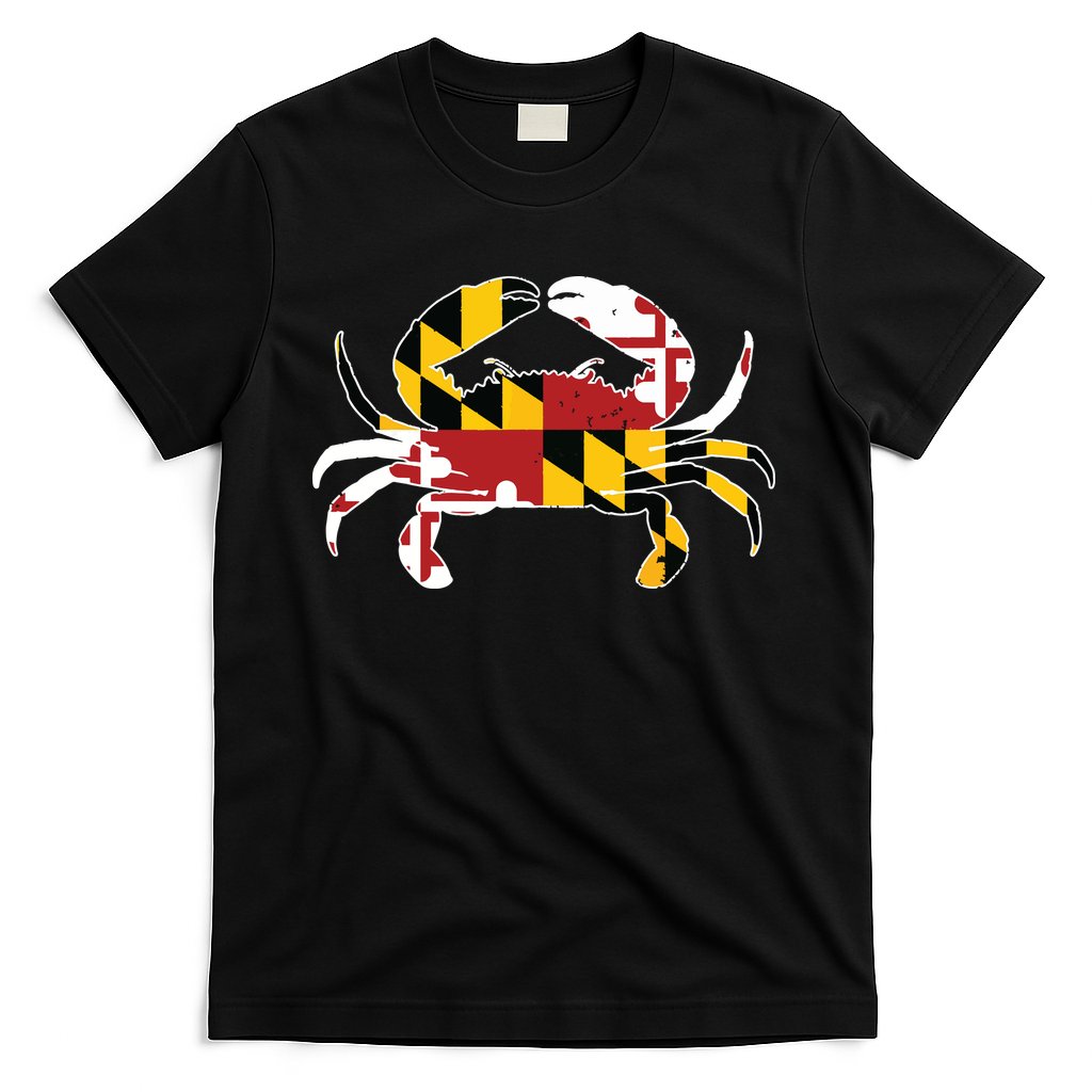Maryland Blue Crab Vintage Maryland Flag Pride T-Shirt Hoodie, Sweatshirt | CoreVibeTees.com