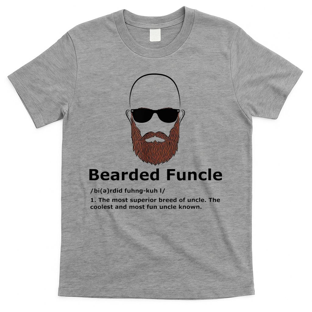 Men Bearded Funcle Funny Bald Uncle Definition T-Shirt Hoodie, Sweatshirt | CoreVibeTees.com