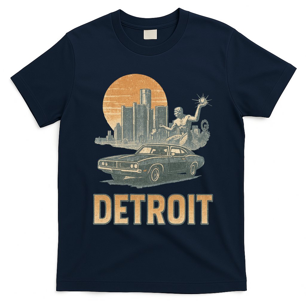 Motor City Legends Detroit Vintage Muscle T-Shirt Hoodie, Sweatshirt | CoreVibeTees.com
