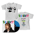 SIDEQUEST LP (Black & Blue Quad Deluxe Vinyl) + T-Shirt (White) Hoodie, Sweatshirt | CoreVibeTees.com