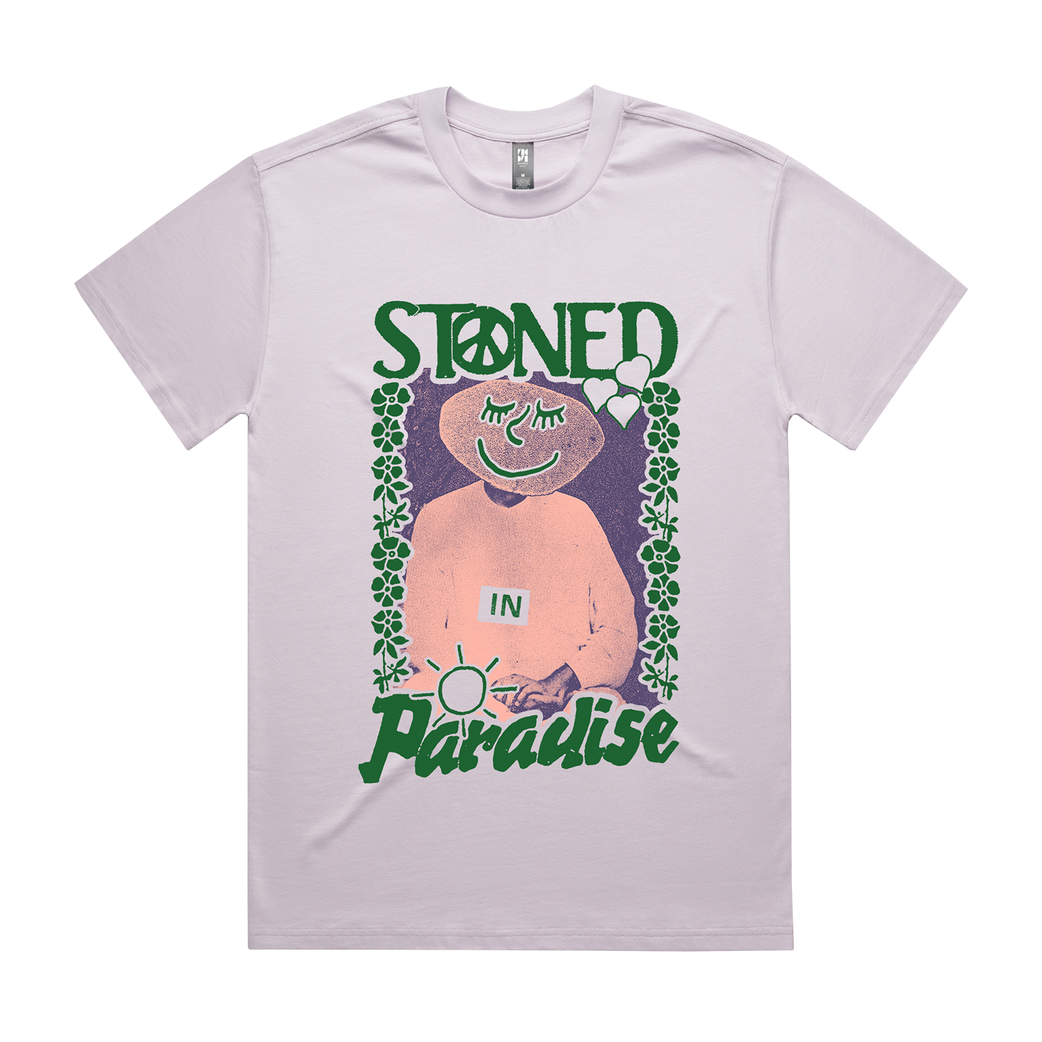 Stoned in Paradise T-Shirt (Orchid) Hoodie, Sweatshirt | CoreVibeTees.com