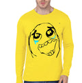 Meme Yellow Full Sleeve Tee Hoodie, Sweatshirt | CoreVibeTees.com