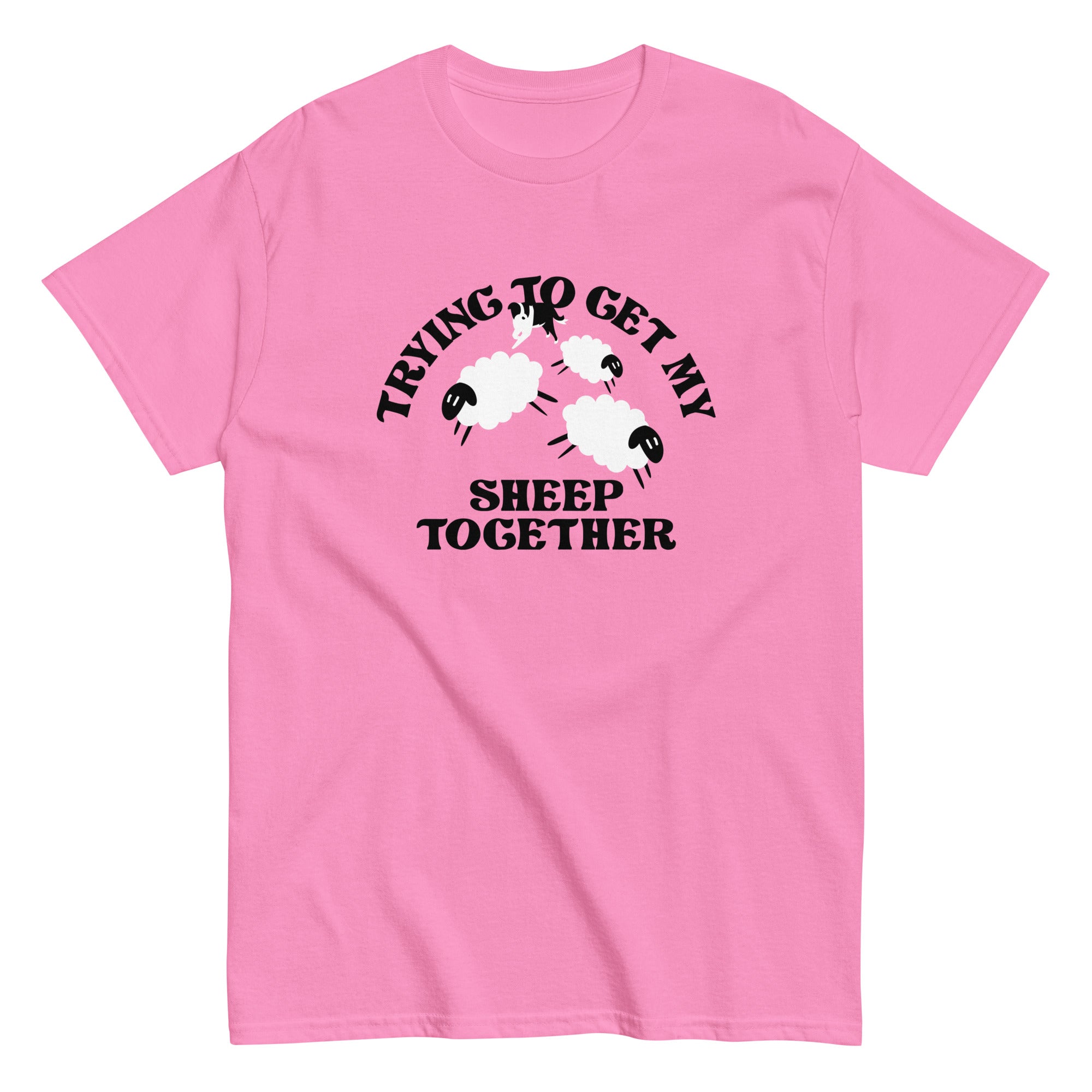 Trying To Get My Sheep Together Men's Classic Tee Hoodie, Sweatshirt | CoreVibeTees.com (Image 3)