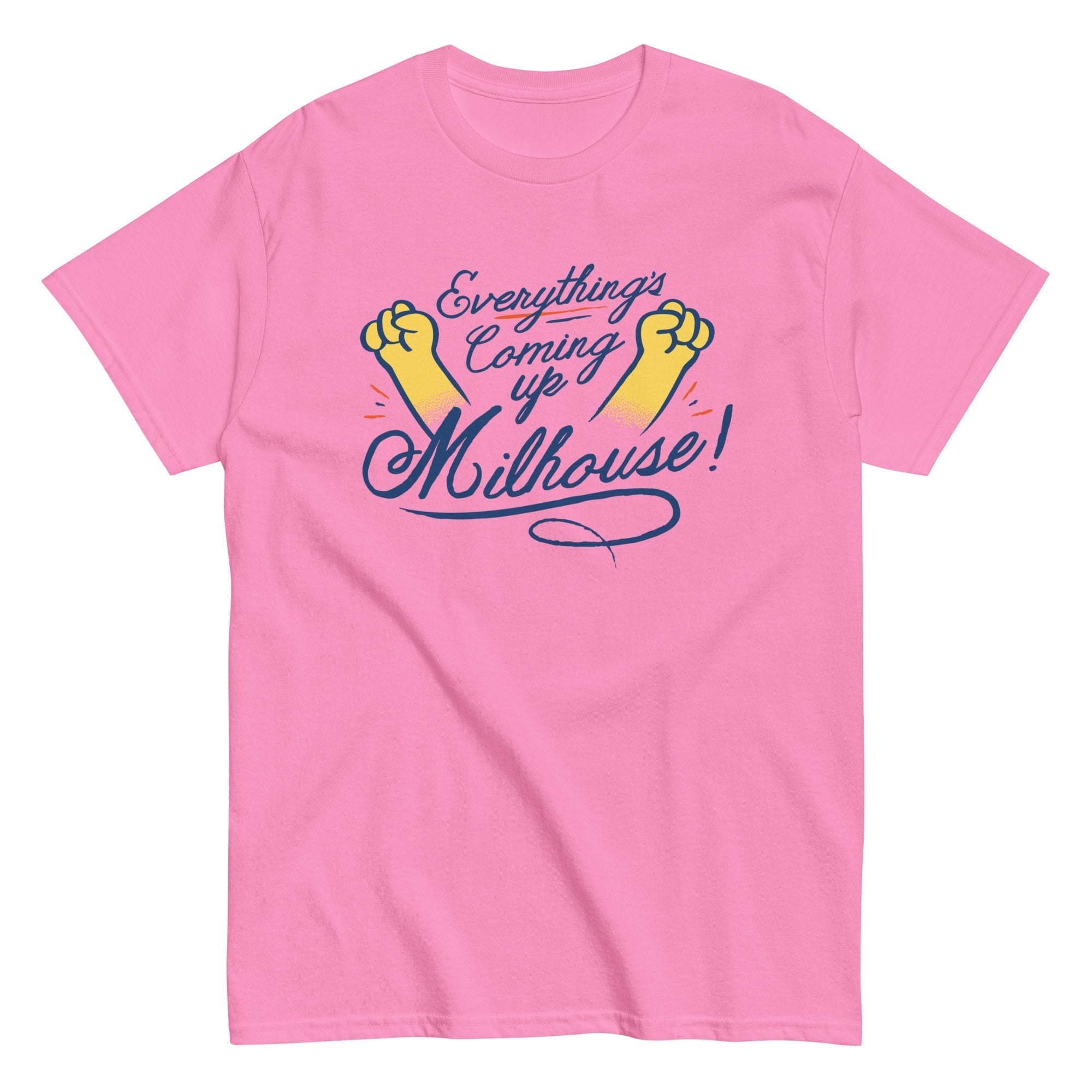 Everything's Coming Up Milhouse! Men's Classic Tee Hoodie, Sweatshirt | CoreVibeTees.com (Image 4)