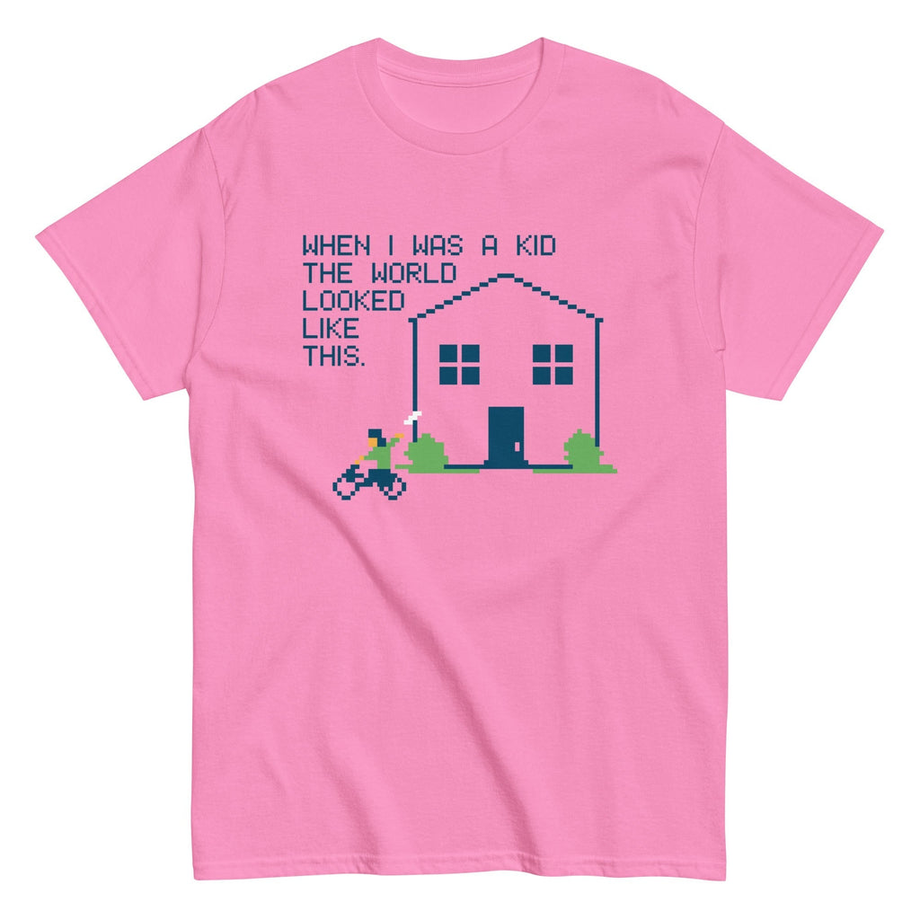 When I Was A Kid The World Men's Classic Tee Hoodie, Sweatshirt | CoreVibeTees.com (Image 2)