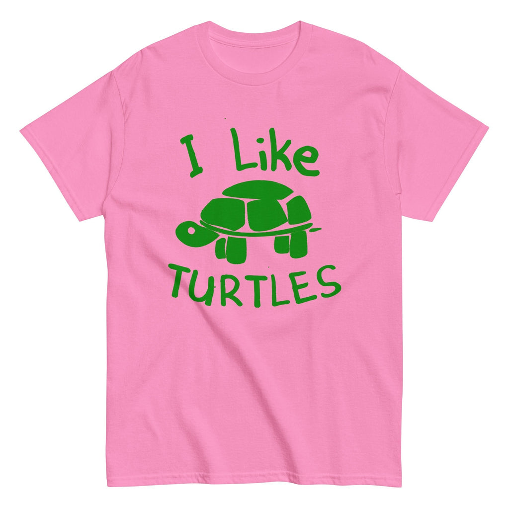 I Like Turtles Men's Classic Tee Hoodie, Sweatshirt | CoreVibeTees.com (Image 2)