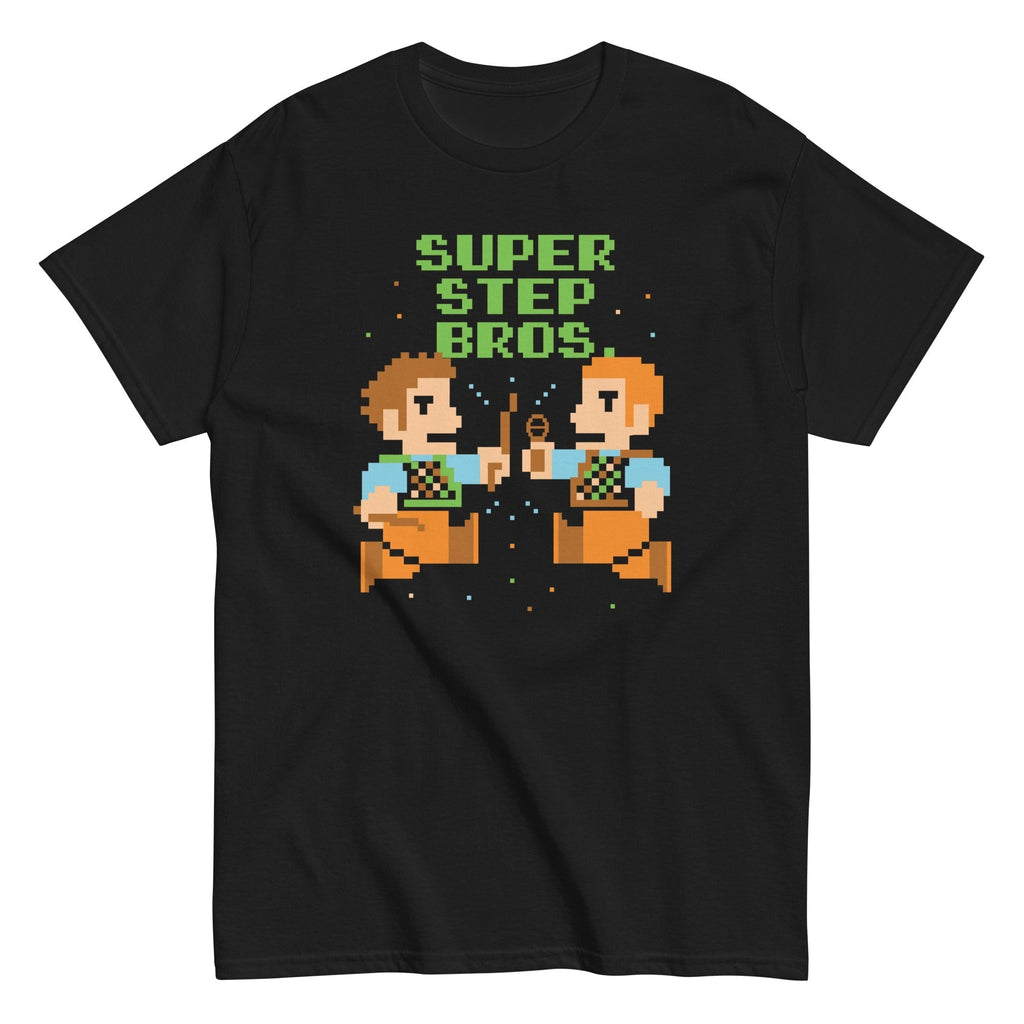Super Step Bros Men's Classic Tee Hoodie, Sweatshirt | CoreVibeTees.com (Image 2)